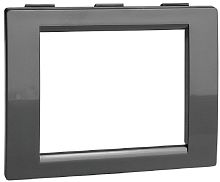 Рамка универсальная для кабель-канала DKC In-liner Front Viva 1-м. 2 мод. черный картинка